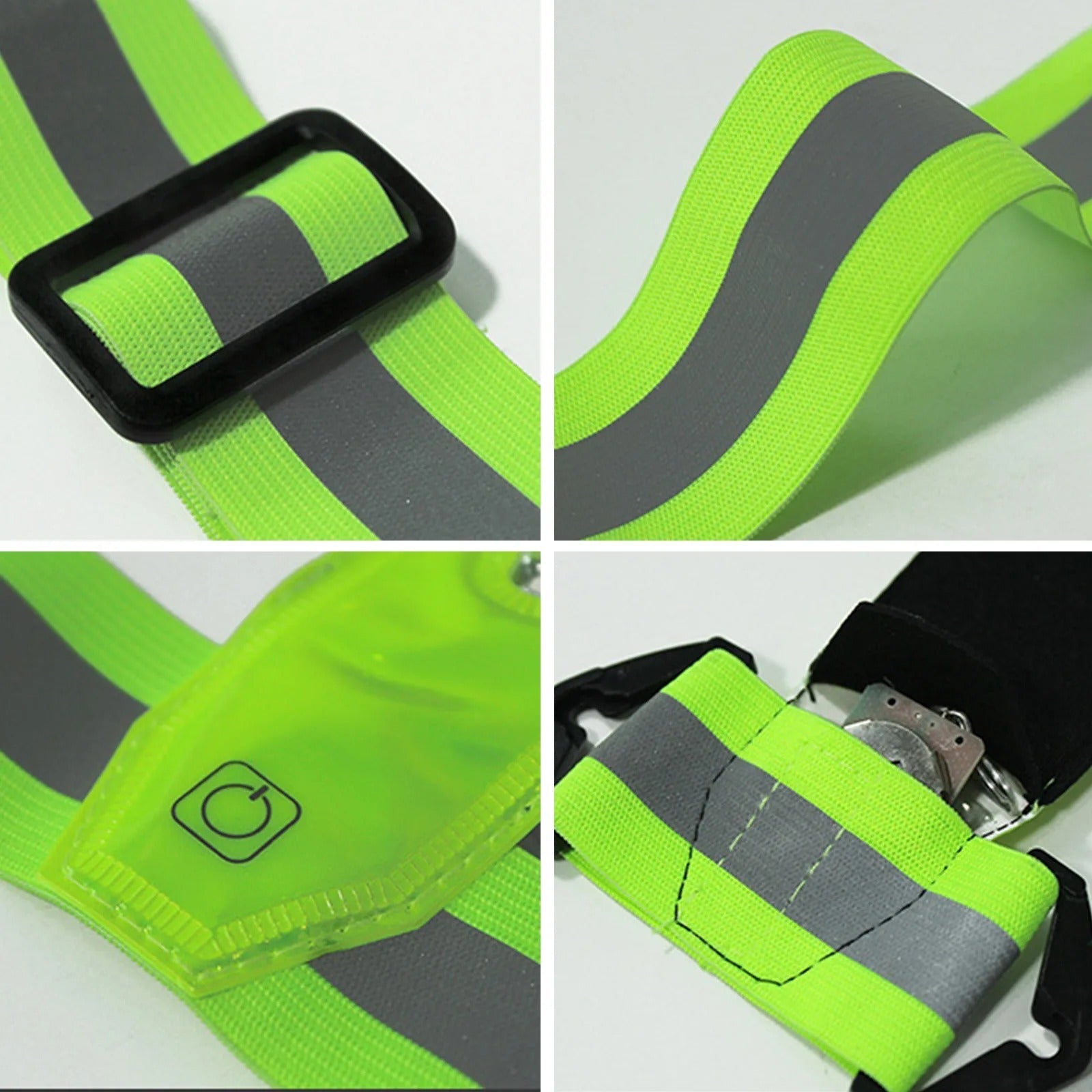 Ceinture de Sécurité - SafetyVest™ - Vert Points - BricoÉclairage