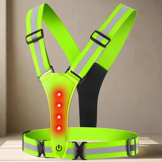 Ceinture de Sécurité - SafetyVest™ - Vert Points - BricoÉclairage