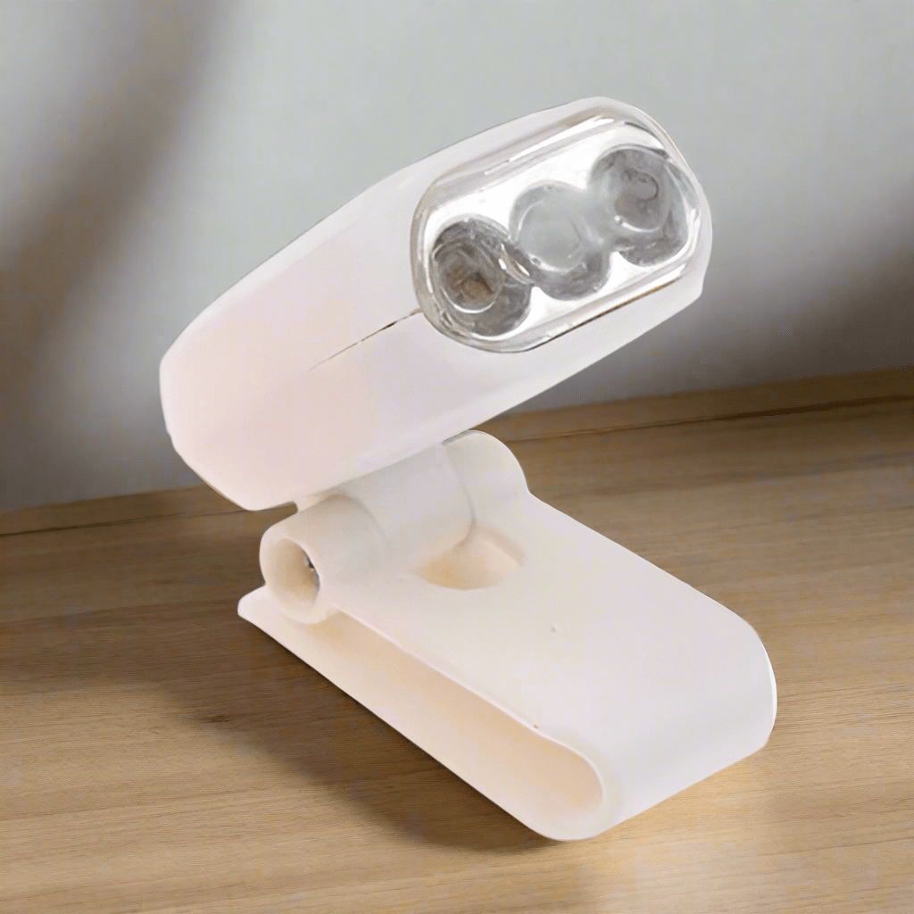 Lampe Frontale - LEDHatClipLight™ - Blanc - BricoÉclairage