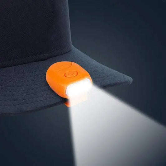 Lampe Frontale - LEDHatClipLight™ - Orange - BricoÉclairage