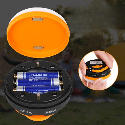 Lampe - LanternPro™ - Orange Batterie - BricoÉclairage